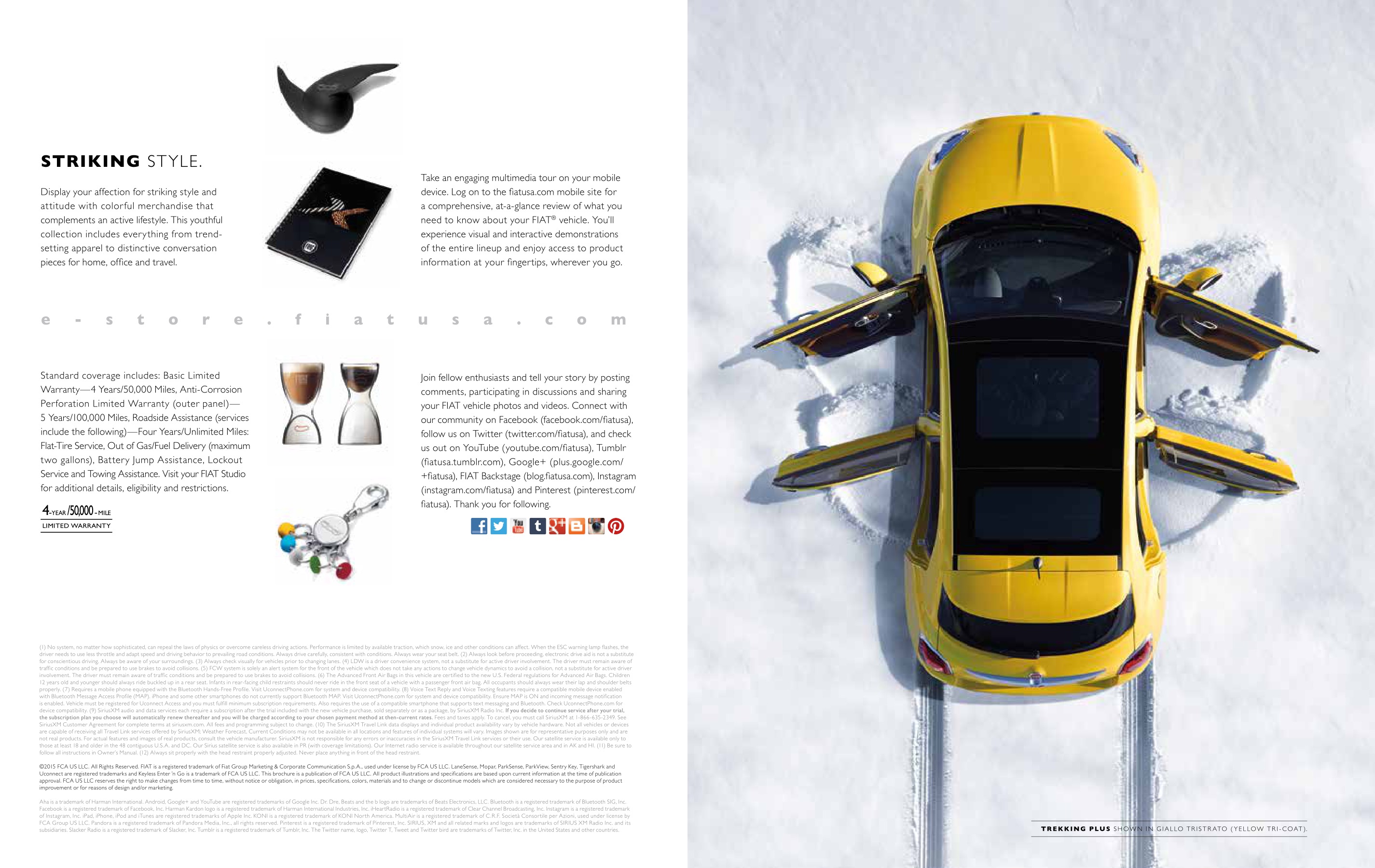 2016 Fiat 500X Brochure Page 18